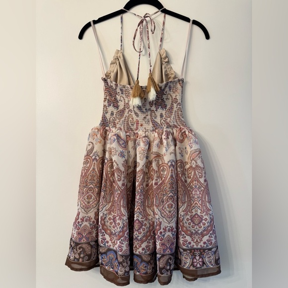 Windsor Spring Fling V-Neck Paisley Skater Dress - Picture 5 of 8